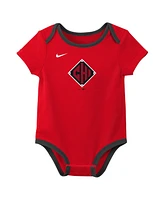 Nike Newborn 2-Pack Red/Black Chicago White Sox 2025 City Connect Bodysuit Set