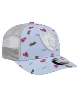 New Era Men's Light Blue Las Vegas Raiders Adventure Surfboard 9SEVENTY Adjustable Hat