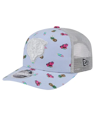 New Era Men's Light Blue Chicago Bears Adventure Surfboard 9SEVENTY Adjustable Hat