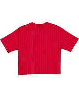 New Era Women's Red/Black Chicago White Sox 2025 City Connect Pinstripe T-Shirt