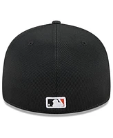 New Era Men's Black Baltimore Orioles City Connect Batting Practice Low Profile 59FIFTY Fitted Hat