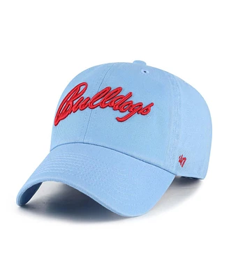 '47 Brand Men's Light Blue Fresno State Bulldogs Vault Clean Up Adjustable Hat