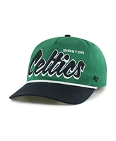 '47 Brand Men's Kelly Green/Black Boston Celtics Drop Shadow Rope Hitch Adjustable Hat