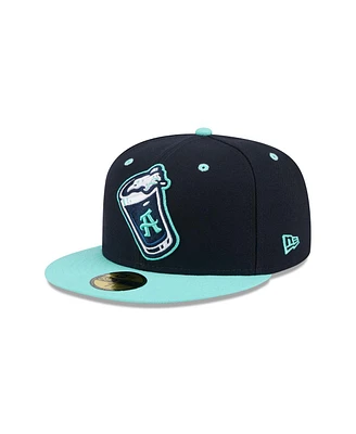New Era Men's Navy Asheville Tourists Theme Nights 59FIFTY Fitted Hat