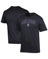 Champion Men's Black James Madison Dukes Arched Logo T-Shirt