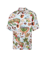 Reyn Spooner Men's White Baltimore Orioles Scenic Button-Up Shirt