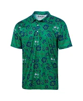Reyn Spooner Men's Green Notre Dame Fighting Irish Performance Polo Shirt