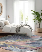 Addison Chantille Machine Washable ACN1493 8'x8' Round Area Rug