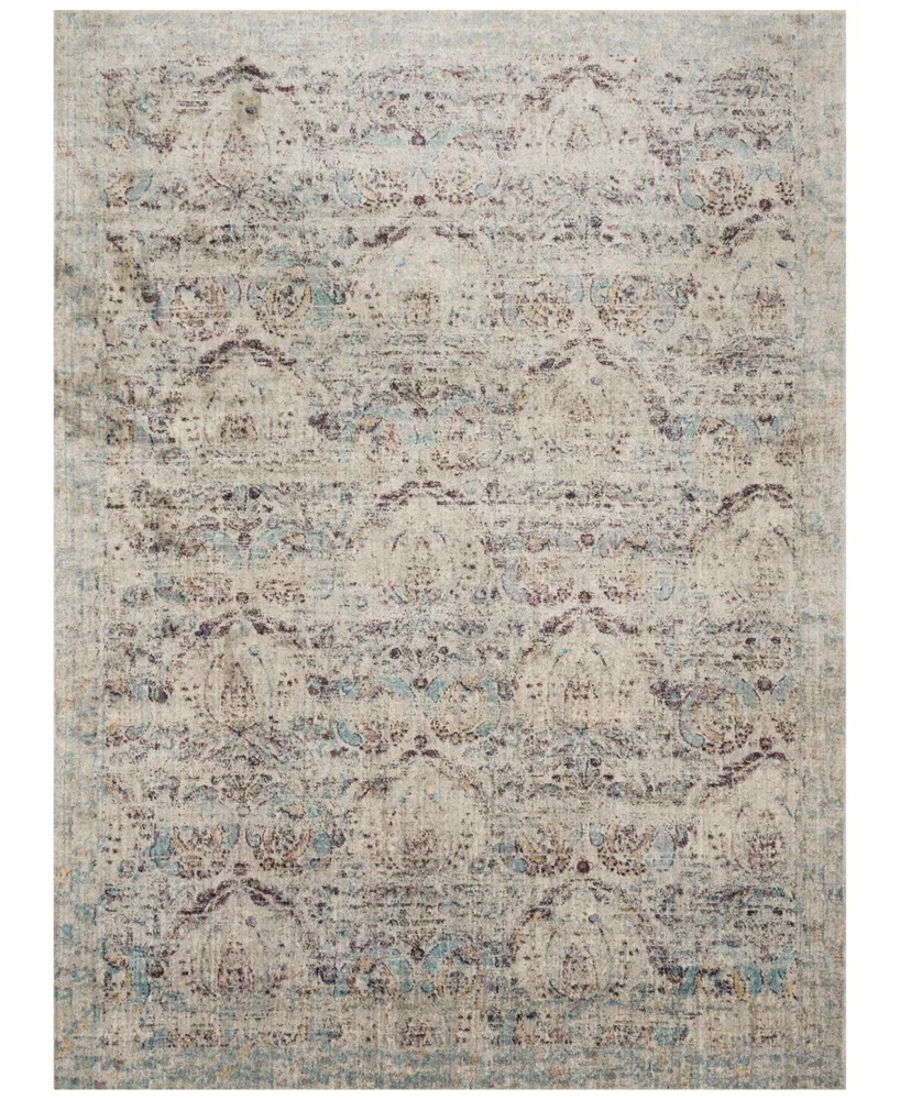 Loloi Anastasia Af-05 Silver/Plum 7'10" x 10'10" Area Rug