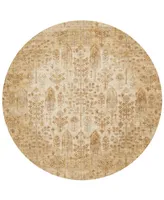 Closeout! Loloi Anastasia Af-11 Antique Ivory 5'3" Round Rug