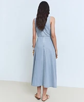 Mango Women's Lyocell Midi Dress