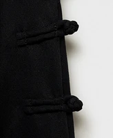 Mango Women's Linen-Blend Straight Skirt