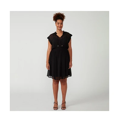 Estelle Utah Chiffon Mini Dress