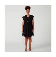 Estelle Utah Chiffon Mini Dress