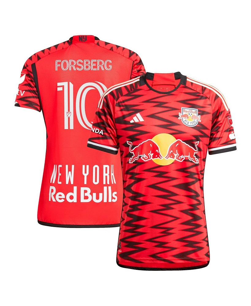 Adidas Men's Emil Forsberg Red New York Bulls 2024 Legacy Authentic Player Jersey