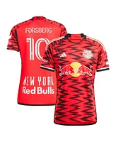 Adidas Men's Emil Forsberg Red New York Bulls 2024 Legacy Authentic Player Jersey