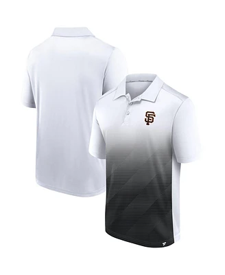 Fanatics Men's White San Francisco Giants Iconic Parameter Sublimated Polo Shirt