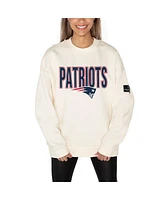 Gameday Couture Women's Cream New England Patriots Premium Fleece Drop Shoulder Pullover Sweatshirt