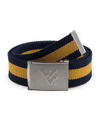 Eagles Wings Men's West Virginia Mountaineers Fabric Belt