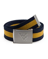 Eagles Wings Men's West Virginia Mountaineers Fabric Belt