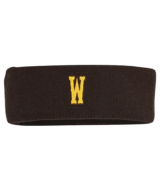 Top of the World Men's Brown Wyoming Cowboys Team Logo Knit Headband