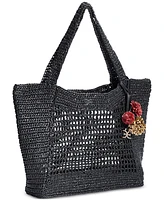 Sam Edelman Marcie Open Weave Raffia Tote