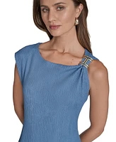 Halston Women's Hardware-Trim Sheath Dress