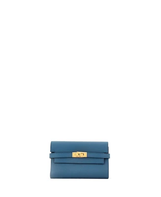 Pre-Owned HERMES Medium Kelly Trifold Wallet Epsom