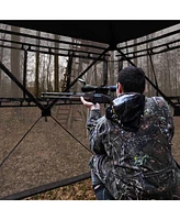 Sugift 2-3 Person Hunting Blind Portable Pop Up Ground Tent with Carry Bag and Storage Pocket
