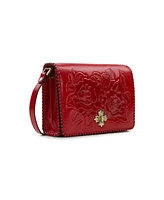 Patricia Nash Mabilia Leather Flap Crossbody