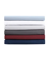 Nautica Solid Cotton Percale 4-Piece Sheet Set
