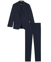 Boss by Hugo Boss Men's Micro-Patterned Stretch Slim-Fit Suit