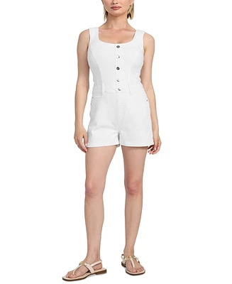 Guess Women's Sunni Sleeveless Denim Romper