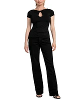 Guess Women's Joey Cutout Cap-Sleeve Top