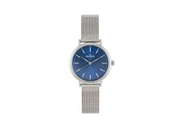 Peugeot Women's 30mm Blue Sleek Stainless Steel Mesh Band Watch