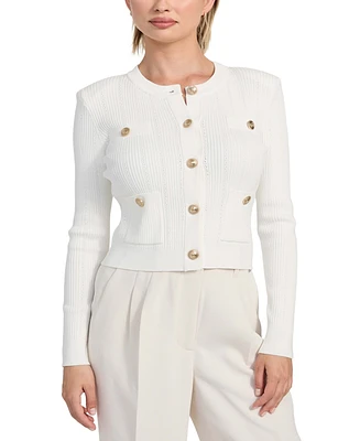Guess Women's Emmie Button-Front Cardigan