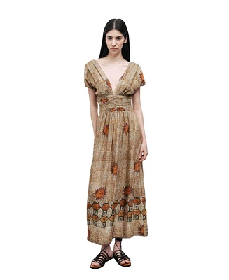 Nocturne Women's Patterned Maxi Dress