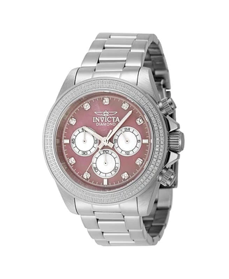 Invicta Men's 48752 Elite Quartz Chronograph Pink, White Dial Watch