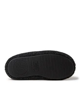 Dearfoams Kid's Hunter Plaid Fabric Moccasin House Slipper