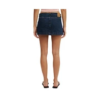 Cotton On Women's Micro Pleat Denim Skirt