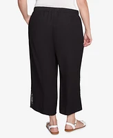 Ruby Rd. Plus Tropical Fern Capri Pants