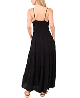 1.state Women's Flutter-Sleeve V-Neck Midi Dress