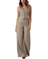 Guess Women's Celestine Fluid Button-Front Vest