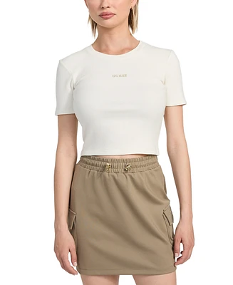 Guess Women's Carla Short-Sleeve Knit Top