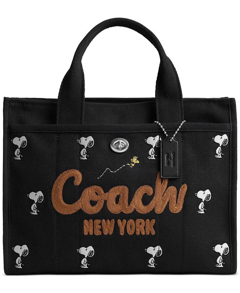 Coach x Peanuts Canvas Cargo Tote