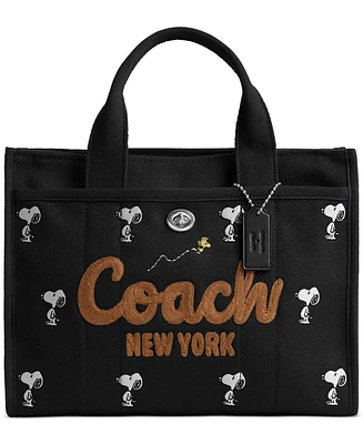 Coach x Peanuts Canvas Cargo Tote