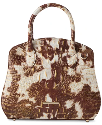 Brahmin Rosetta Melbourne Leather Satchel