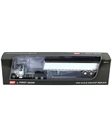 First Gear Dcp 1/64 & Peterbilt 379 Day Cab with Lode King Grain Trailer 60