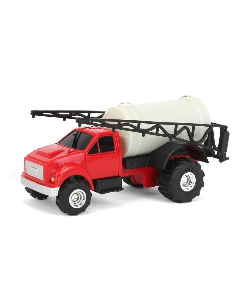1/64 Ertl Collect N Play Boom Sprayer Truck with Rear Large Tires