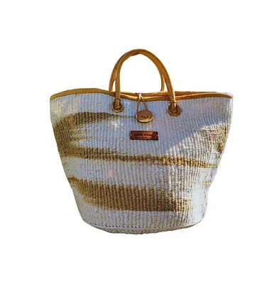 Peace Life Sisal Tote Basket Tote Bag